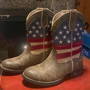 Roper American flag Cowboy Boots